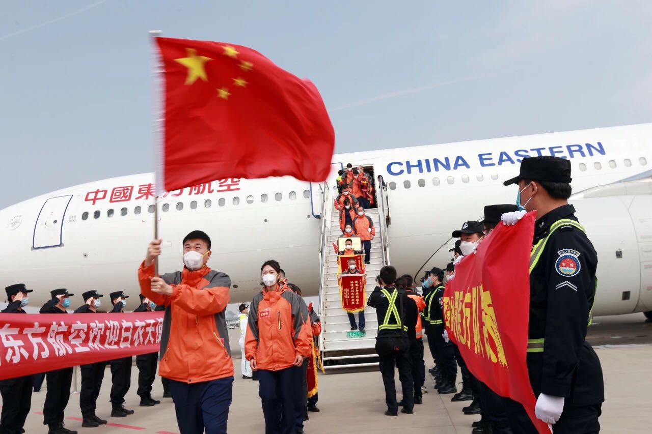 凱旋！西安國際醫(yī)學(xué)中心醫(yī)院支援湖北醫(yī)療隊回家